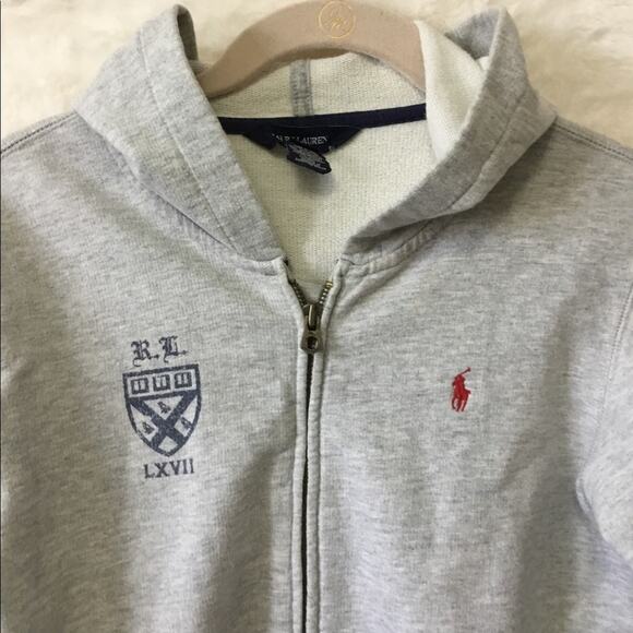 Ralph Lauren Girl Gray Sweatshirt - Picture 4 of 6